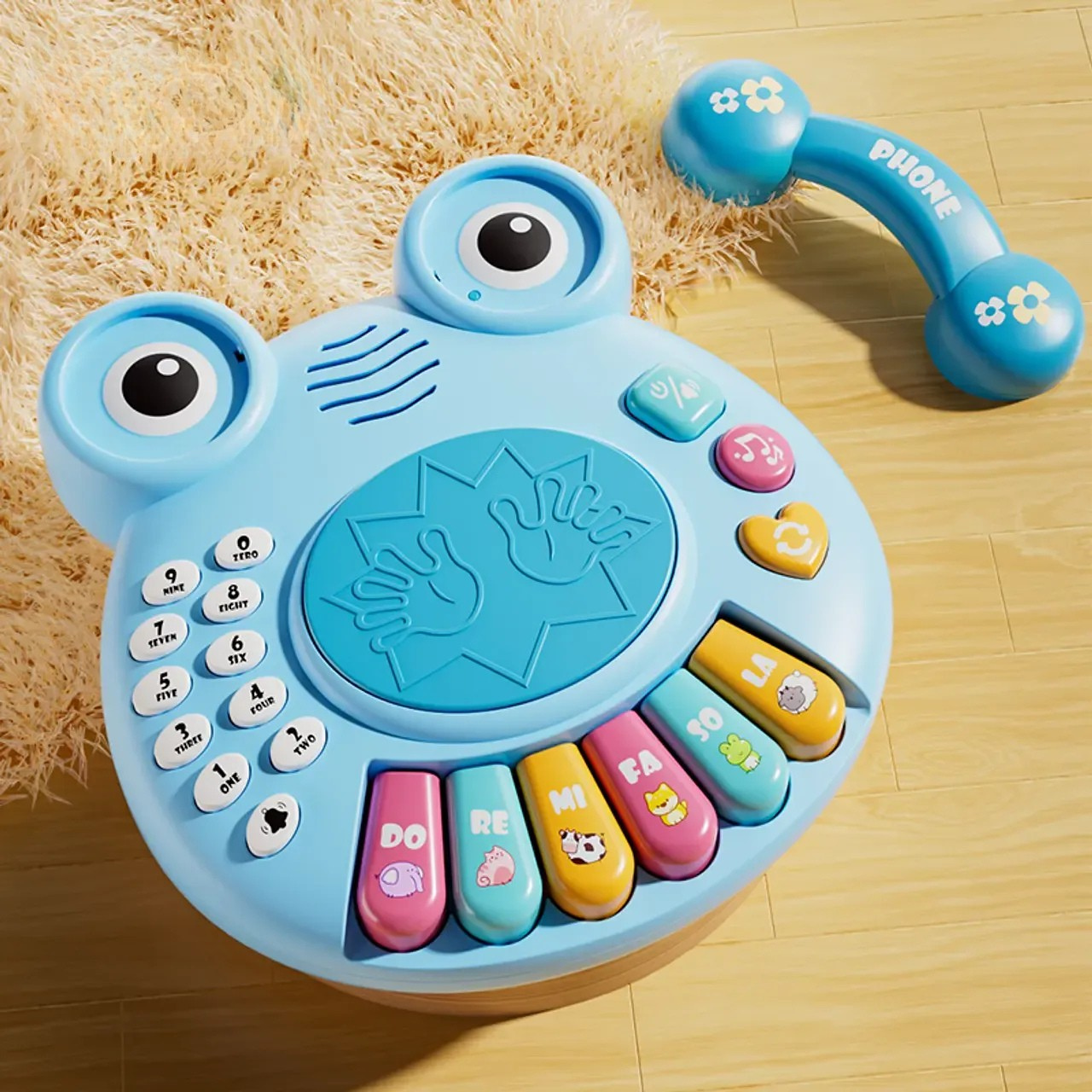Juguete Estimulación Didáctico Con Luz Diseño Teléfono