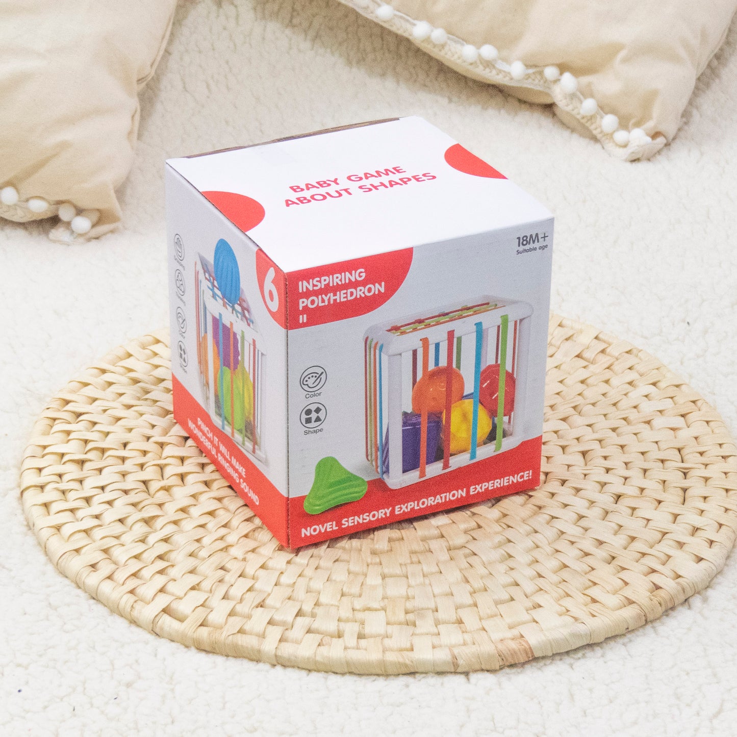 🧩 Cubo Grande Interactivo Montessori: Habilidades Motoras y Diversión Garantizada 🧩