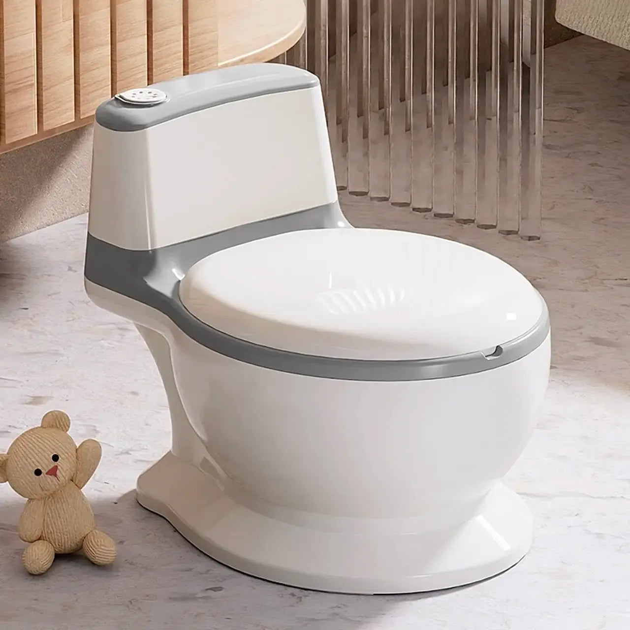🚽 Pelela Infantil Diseño Inodoro con Sonido de Agua