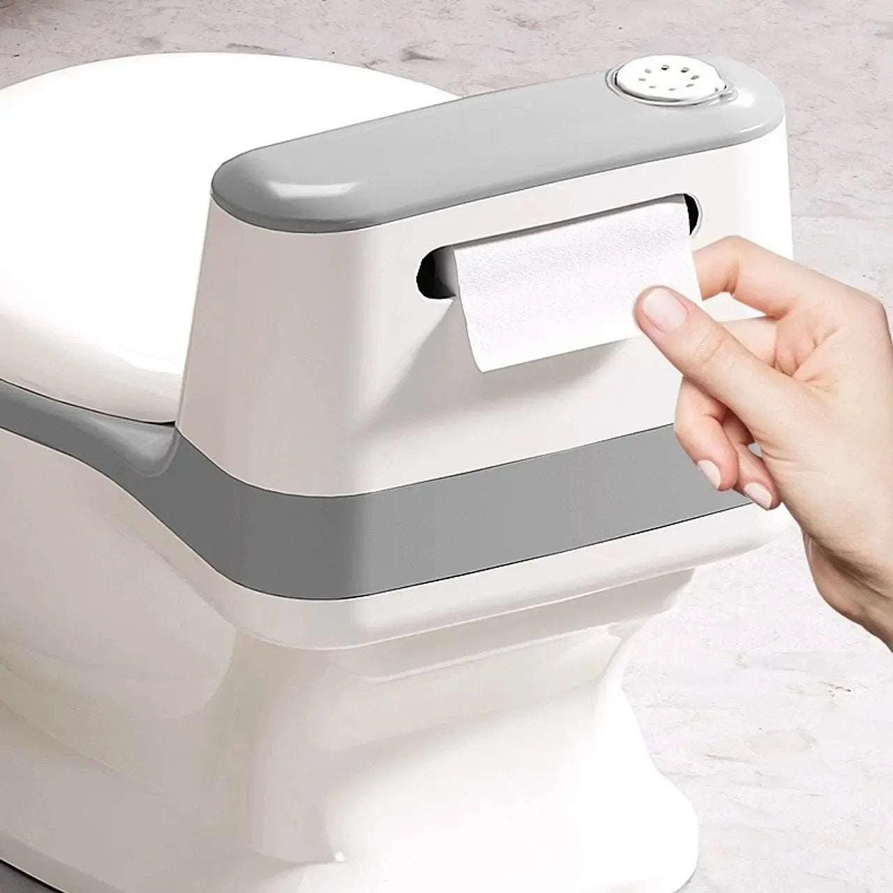 🚽 Pelela Infantil Diseño Inodoro con Sonido de Agua