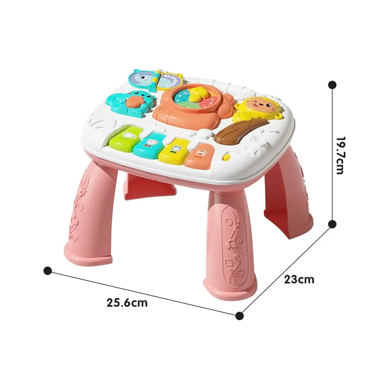 🎶 Juguete Mesa de Estimulación con Sonajeros y Sonidos