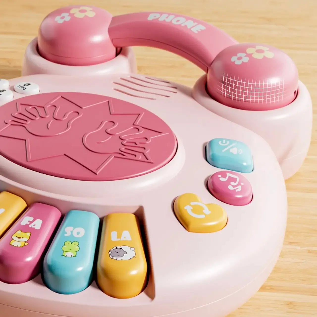 Juguete Estimulación Didáctico Con Luz Diseño Teléfono