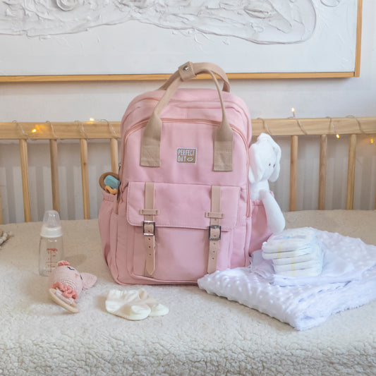 Mochila maternal Baby Cream - Estilo & Organización para Mamás Prácticas