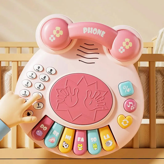 Juguete Estimulación Didáctico Con Luz Diseño Teléfono